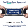 Ultra Knee Elite sleeve shown on a leg climbing stairs