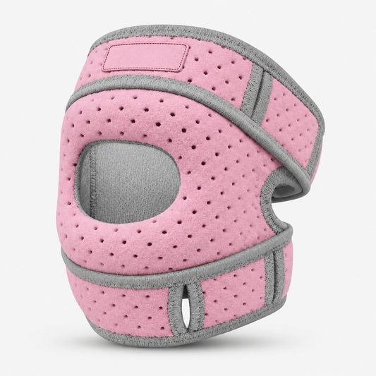 Noov Advanced Knee Brace in pink with adjustable straps