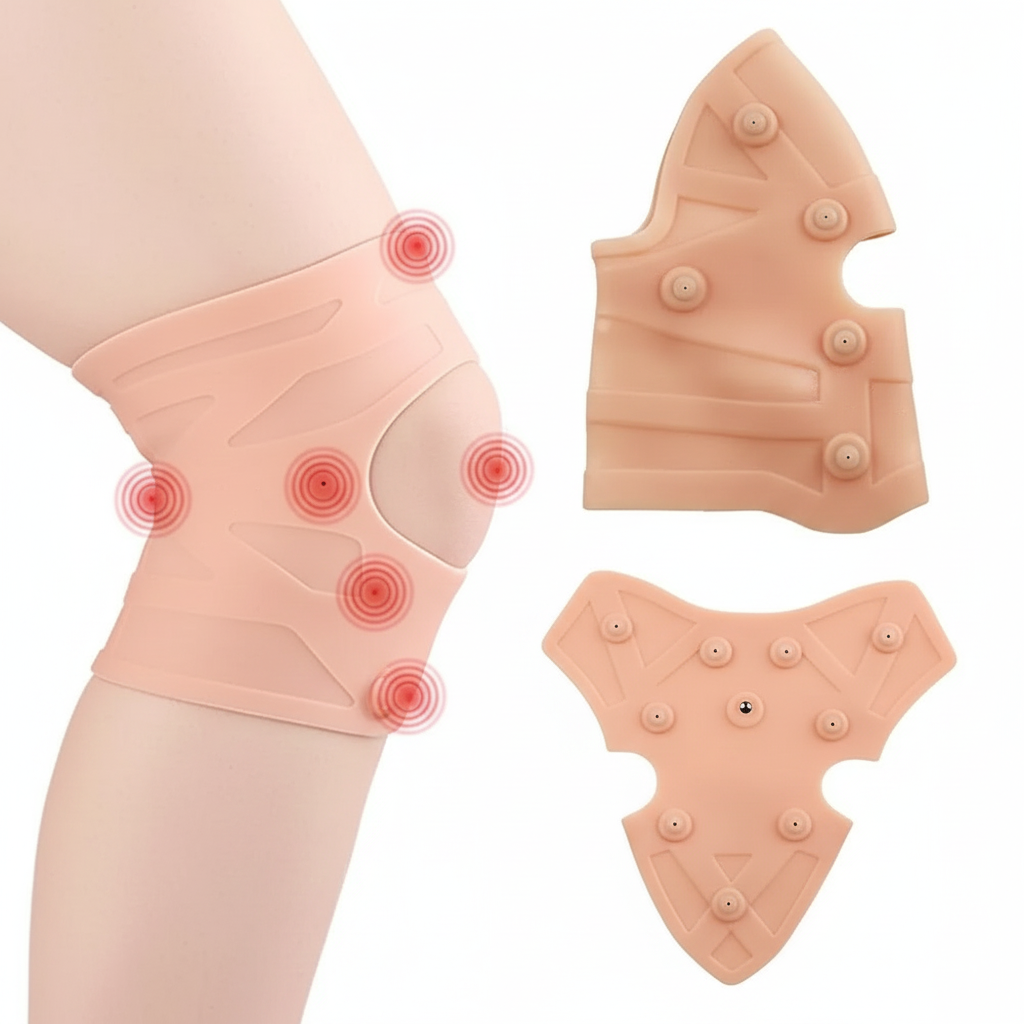 Noov MagniFlex knee sleeve in navy with contoured patella opening
